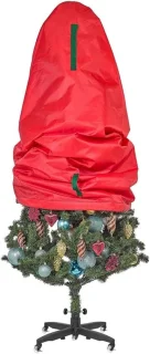 Kerstboom opbergtas 91 x 60 cm rood