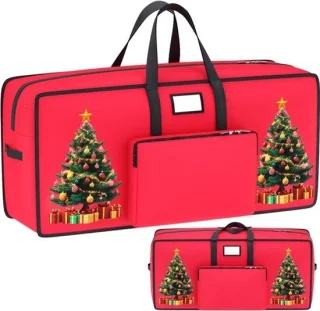 Kerstboom opbergtas 9FT rood
