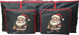 Kerstboom opbergtas - boom organizer - 122 x 38 x 51 cm - zwart