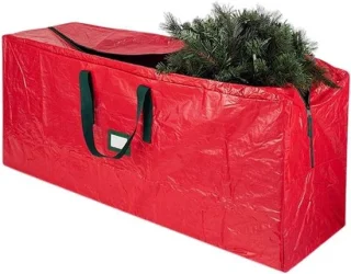 Kerstboom Opbergtas (Boomhoes) 106x25x25 cm Rood