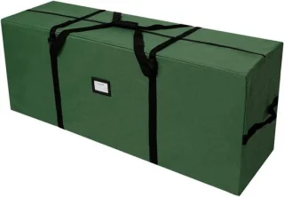 Kerstboom opbergtas - decoratie opbergdoos - 127 x 38 x 50 cm - groen