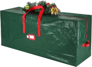 Kerstboom opbergtas groen 122x34x51 cm