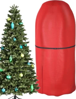 Kerstboom Opbergtas Hoes tot 1,80 m Rood