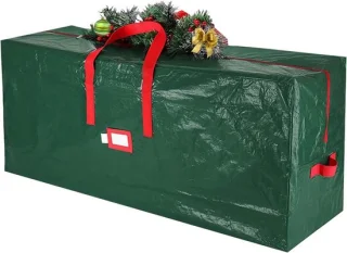 Kerstboom opbergtas - kerstboomhoes boomtas - 135x34x68 cm - groen