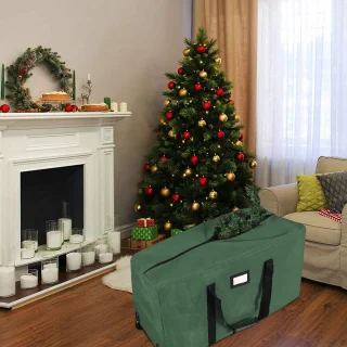 Kerstboom opbergtas met wielen 225 cm