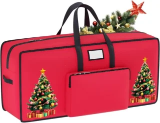 Kerstboom opbergtas rood
