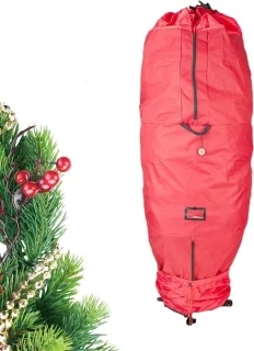 Kerstboom opbergtas - staande opslag - 84 x 244 cm - rood