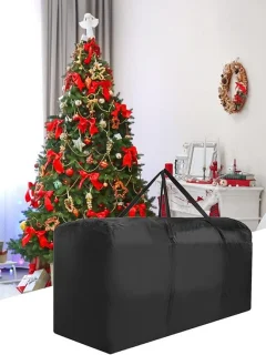 Kerstboom opbergtas tot 12 ft zwart