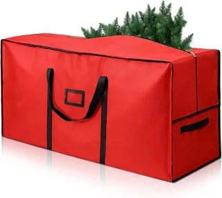 Kerstboom opbergtas tot 190 cm rood