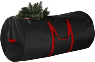 Kerstboom opbergtas voor kunstboom, 70x152 cm, zwart