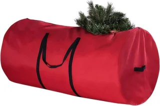 Kerstboom opbergtas - waterdicht - 76 x 152 cm - rood