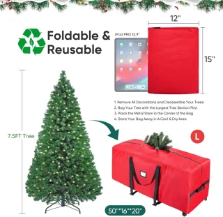 Kerstboom Opbergtas XL