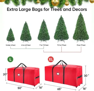 Kerstboom Opbergtas XL