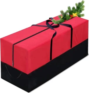 Kerstboom opbergtas Xmas Cover 165 x 38 x 76 cm rood