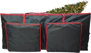 Kerstboom opbergtas - zwart
