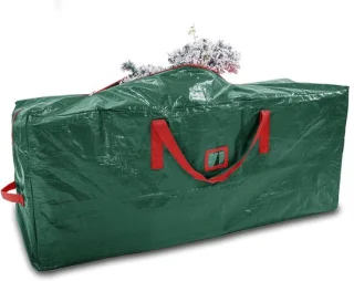 Kerstboom opbergzak 122x38x51cm groen