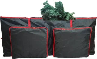 Kerstboom opbergzak 122x38x51cm zwart