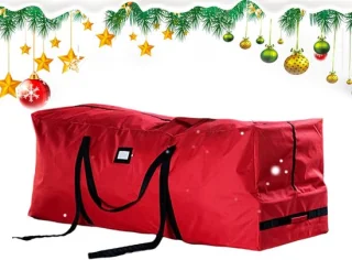 Kerstboom opbergzak 150 cm rood