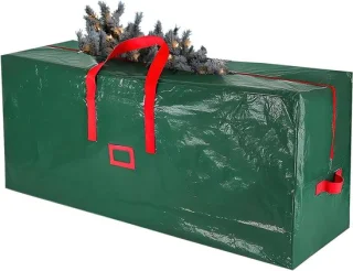 Kerstboom opbergzak 165 x 76 x 38 cm groen