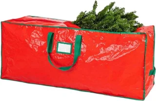 Kerstboom opslag - boom organizer - 122 x 38 cm - rood