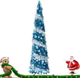 Kerstboom pop-up 150 cm met led-verlichting