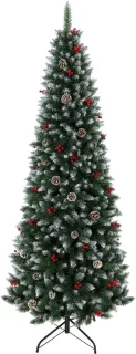 Kerstboom Potlood Besneeuwd 210 cm