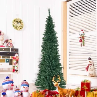 Kerstboom potlood kunstboom 2.1 meter groen