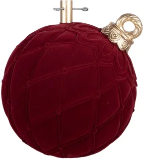 Kerstboom standaard kerstbal 42x40x43 cm rood