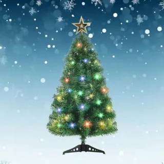 Kerstboom tafelmodel 90 cm met verlichting