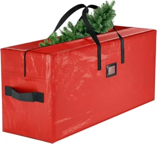 Kerstboom tas - 165 x 38 x 76 cm - rood