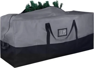 Kerstboom tas grijs
