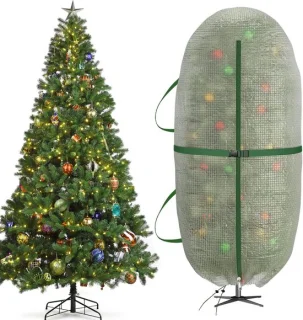 Kerstboom tas rechtopstaande opslag