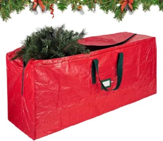 Kerstboom tas rood