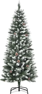 Kerstboom van 150 cm met stalen standaard en 464 takken, groen