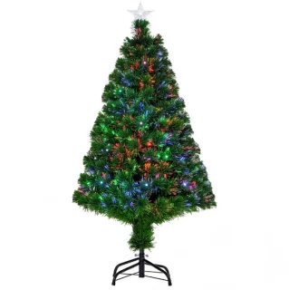Kerstboom van glasvezel, 120 cm, groen