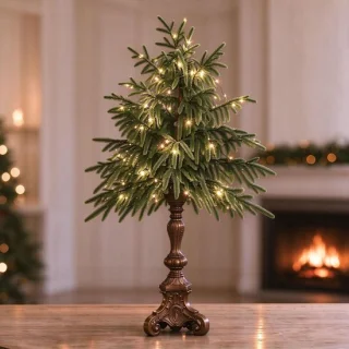 Kerstboom voor op tafel met ledverlichting (groot)