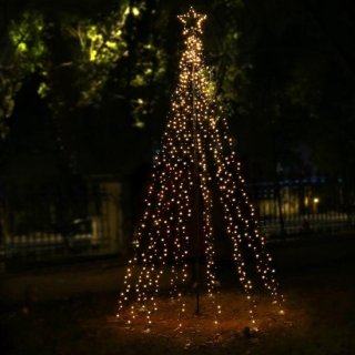 Imposante 2,5 meter buitenkerstboom met 500 warme LED’s