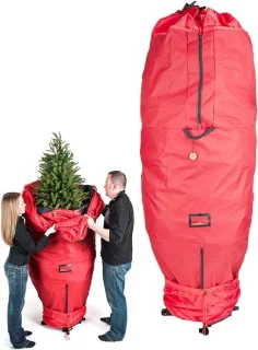 Kerstboomhoes 244 cm - Rood