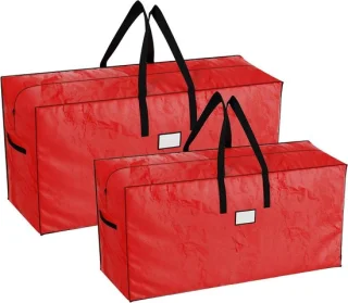 Kerstboomhoezen 2 stuks - Rood