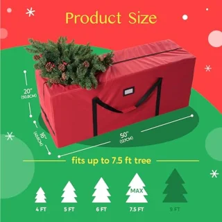 Kerstboomopbergtas 228,6 cm