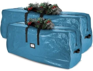 Kerstboomopbergtas - Set van 2 stuks - Blauw