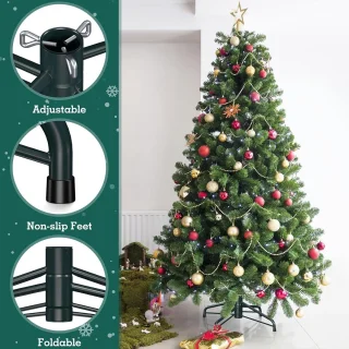 Kerstboomstandaard Metaal voor Kunstbomen 120–240 cm