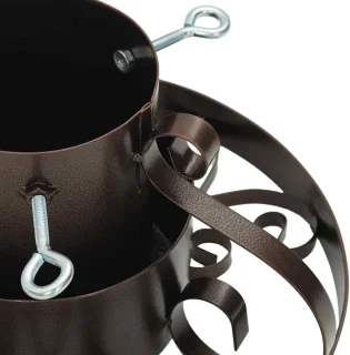 Kerstboomstandaard Staal Antiek Koper 40x40x20,5 cm