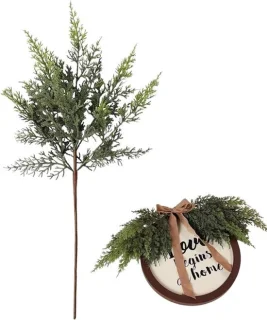 Kerstboomtak kunst ceder 45 cm veelkleurig