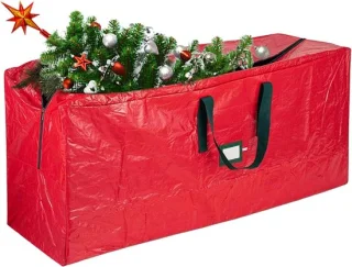 Kerstboomtas 122x34x51 cm Rood
