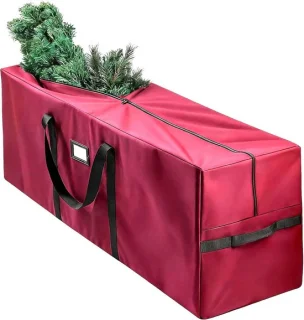 Kerstboomtas 122x38x51 cm - Rood