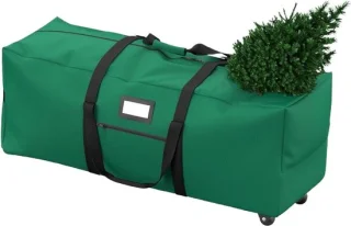 Kerstboomtas groen