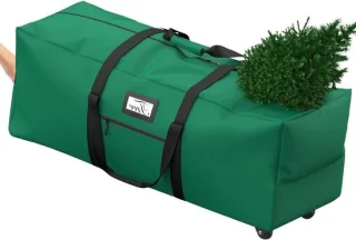 Kerstboomtas met wielen