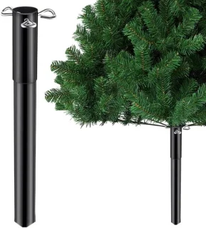 Kerstboomverhoging 37 cm zwart