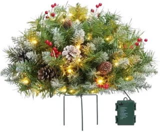 Kerstboomvuller - kerstdecoratie - paddenstoelen
